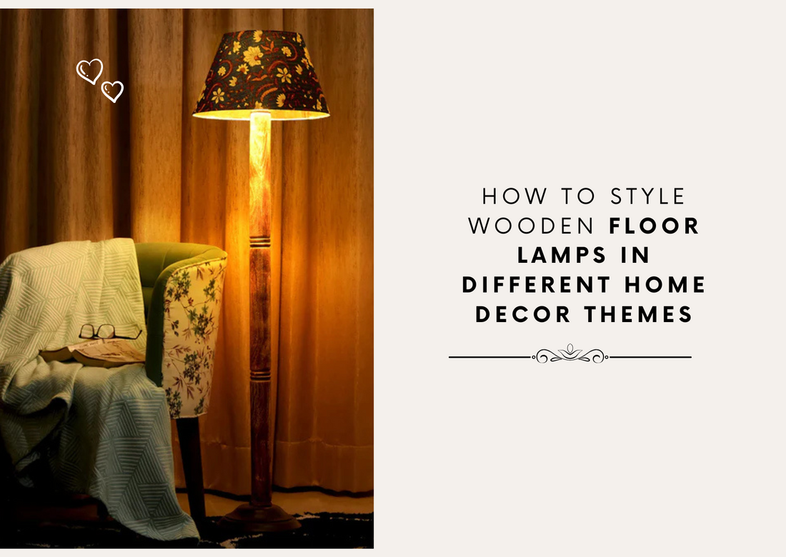 How to Style Wooden Floor Lamps in Different Home Decor Themes