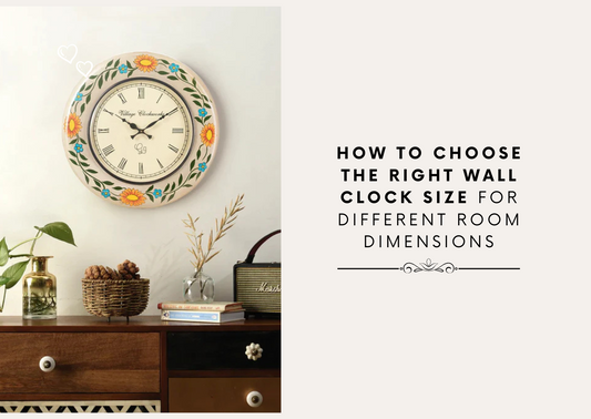 How to Choose the Right Wall Clock Size for Different Room Dimensions