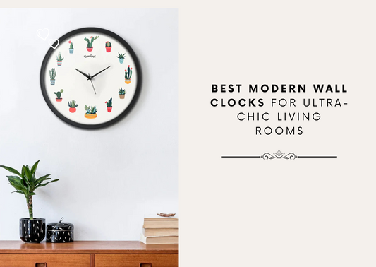 Best Modern Wall Clocks for Ultra-Chic Living Rooms