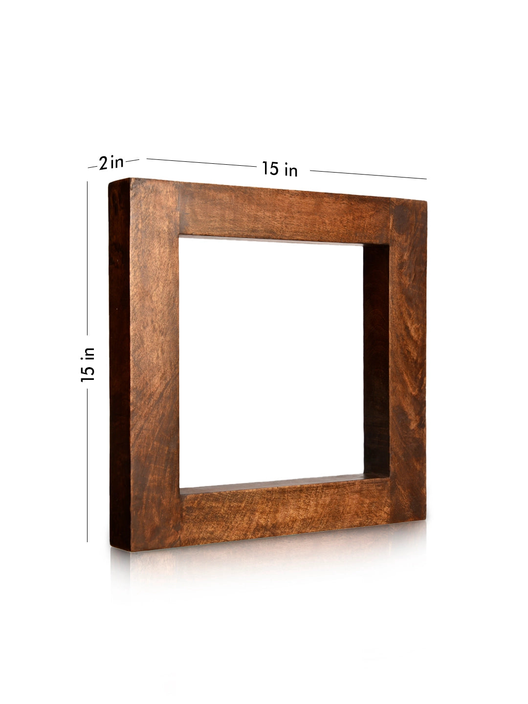 Wooden Square Wall Shelf