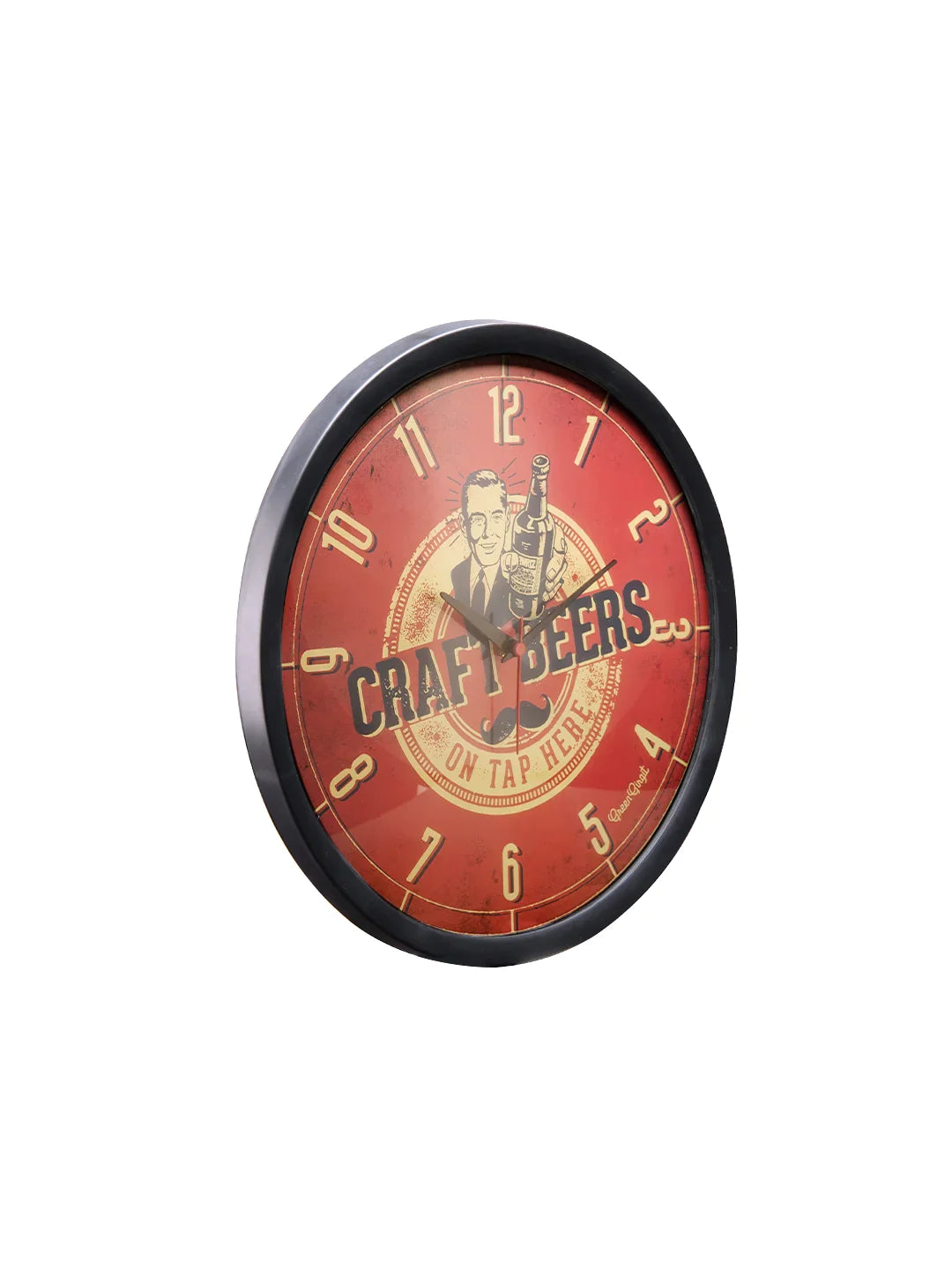 Craft Beer Multicolor Analog Wall Clock