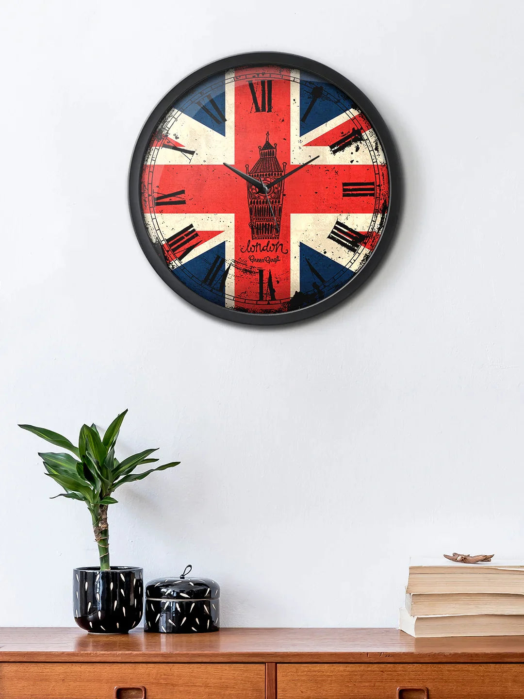 Big Ben Multicolor Analog Wall Clock