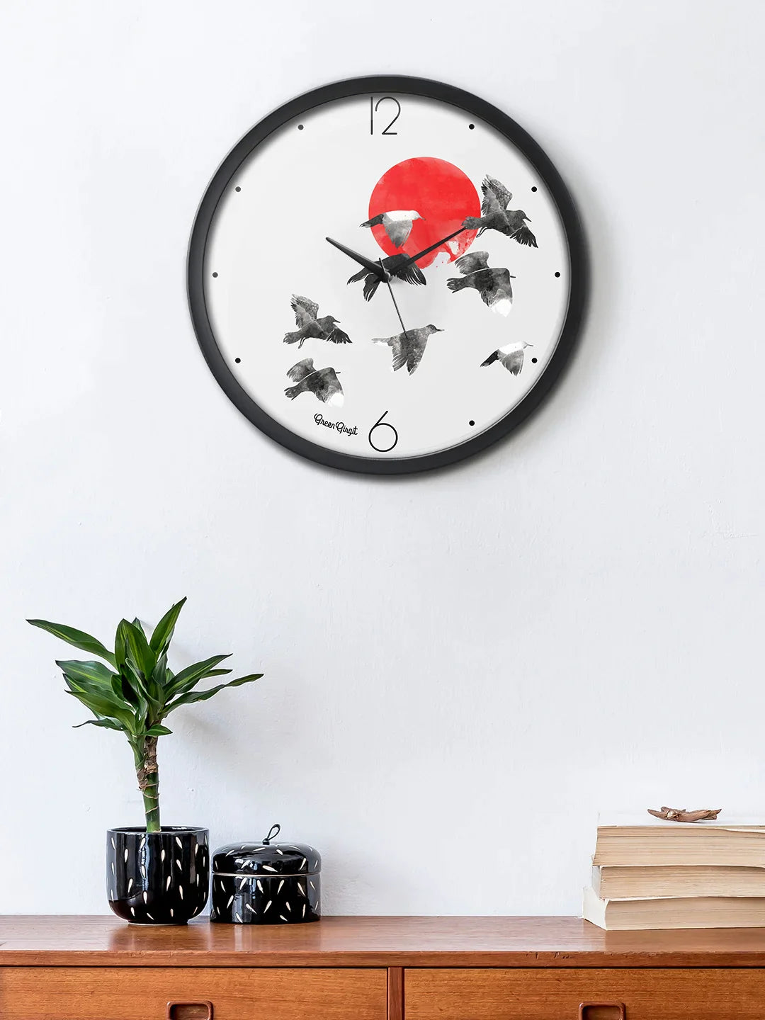 Flying Birds Multicolor Analog Wall Clock