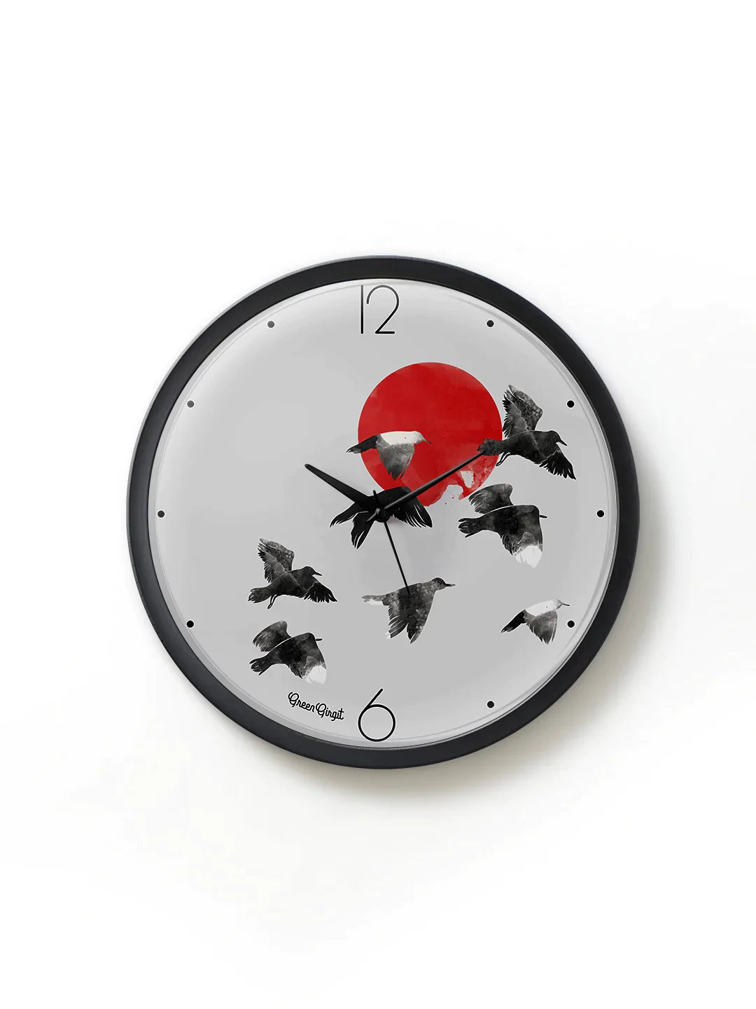 Flying Birds Multicolor Analog Wall Clock