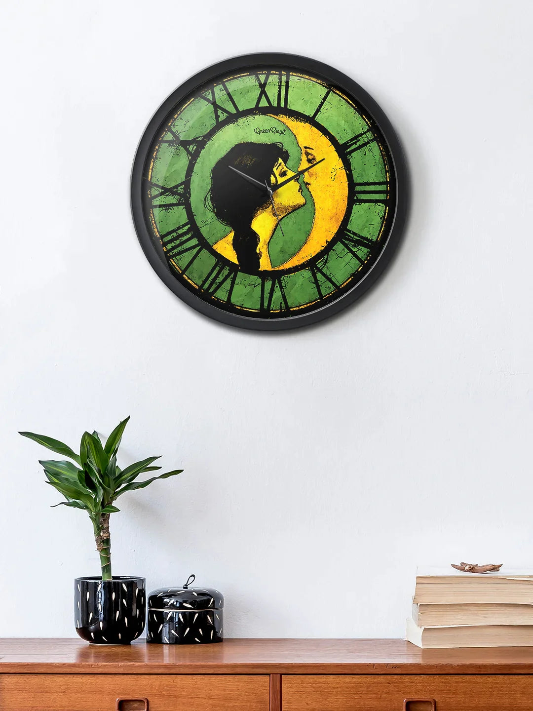 Moonkiss Multicolor Analog Wall Clock