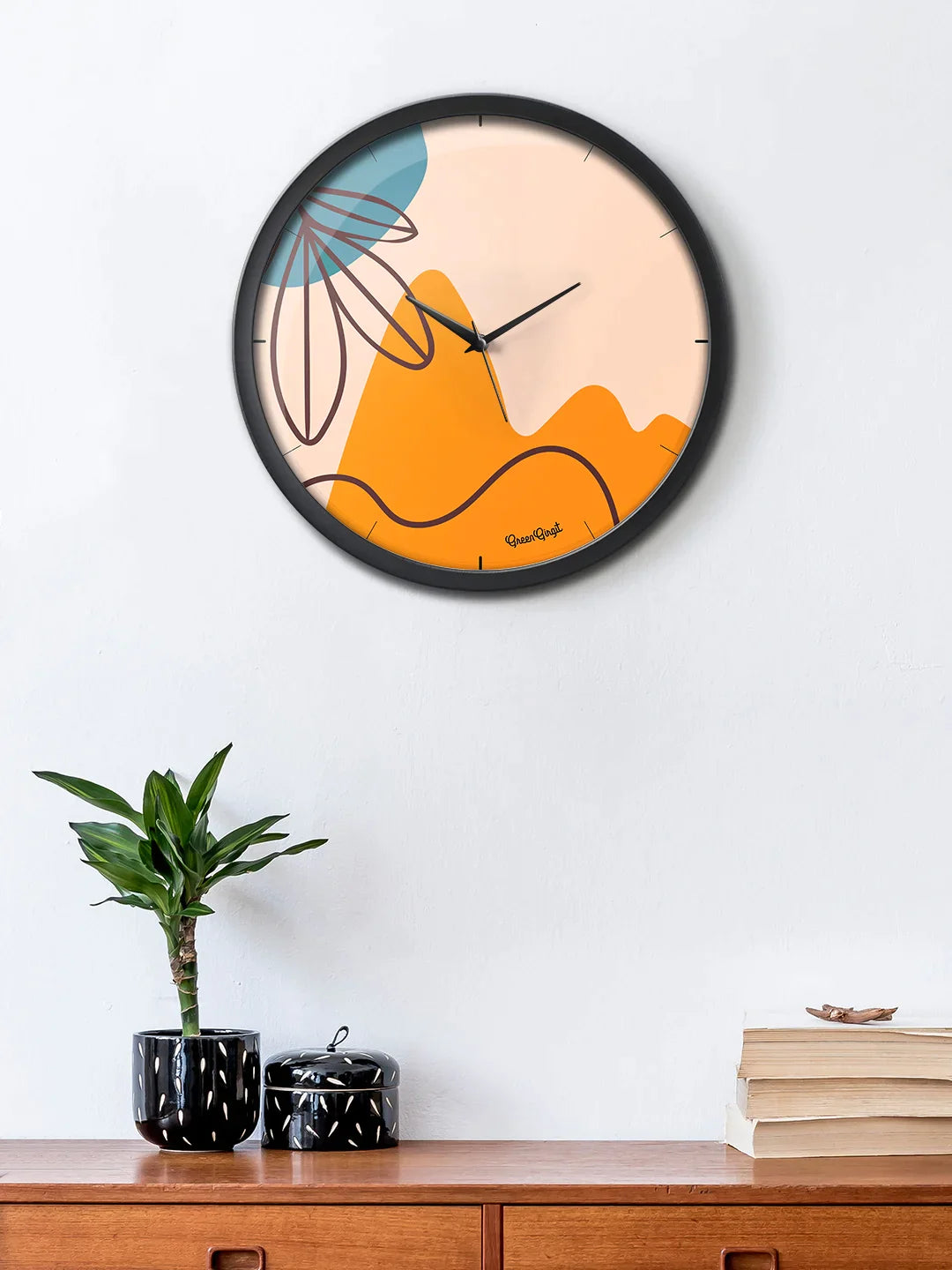 Nature Love Multicolor Analog Wall Clock