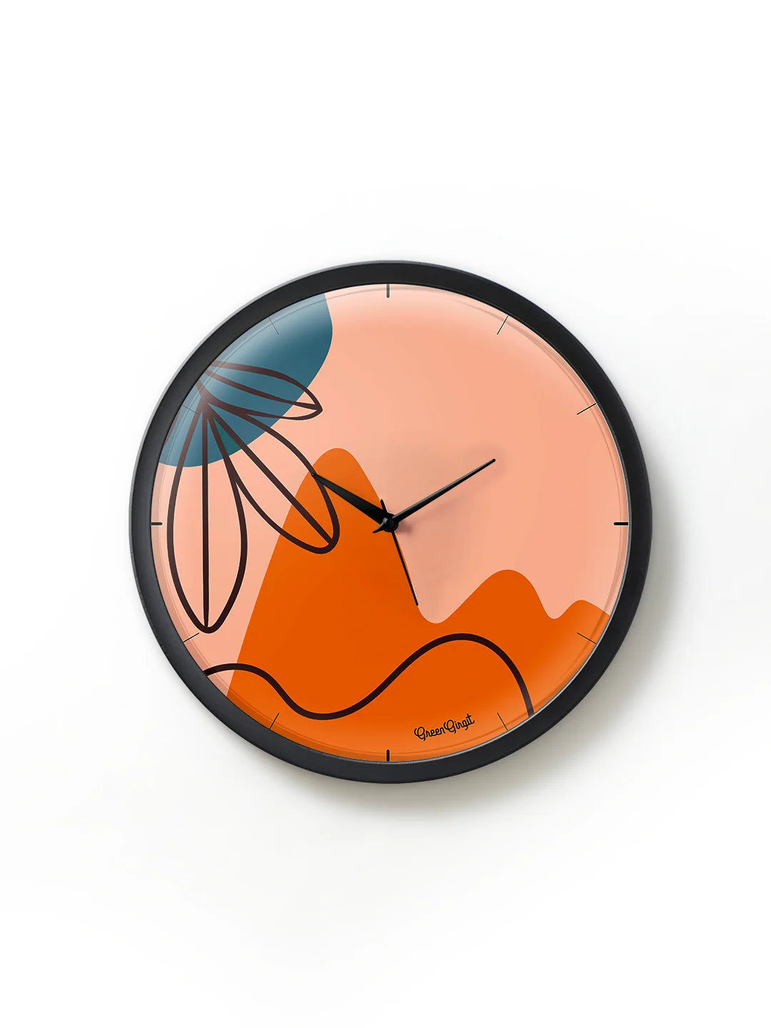 Nature Love Multicolor Analog Wall Clock
