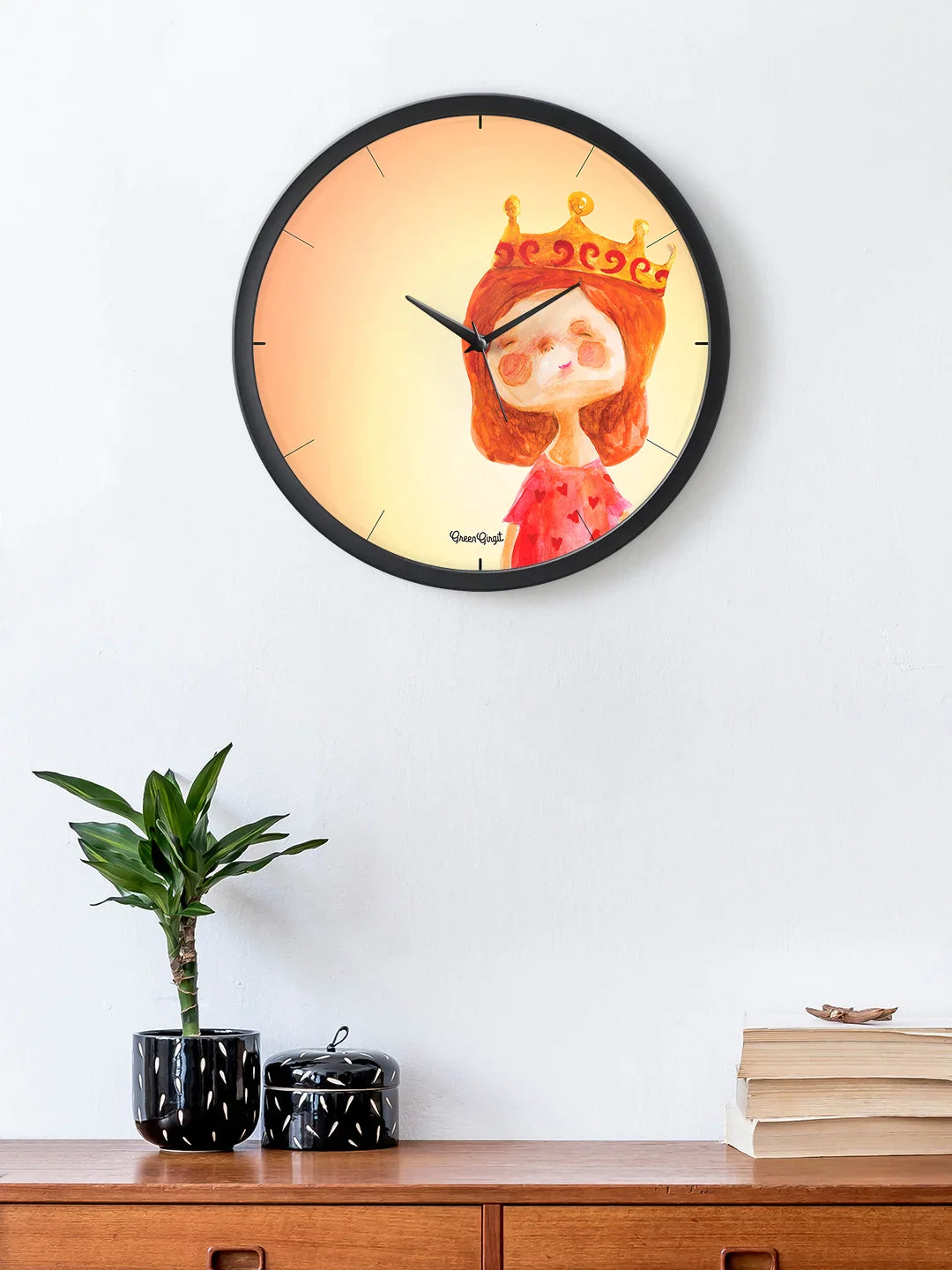 Snooty princess Multicolor Wall Clock