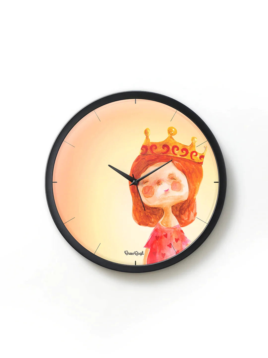 Snooty princess Multicolor Wall Clock
