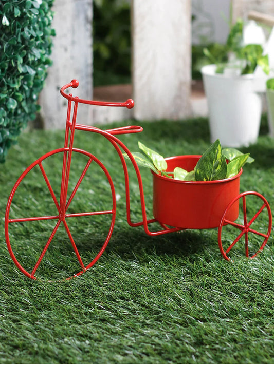 Big Cycle Planter Red