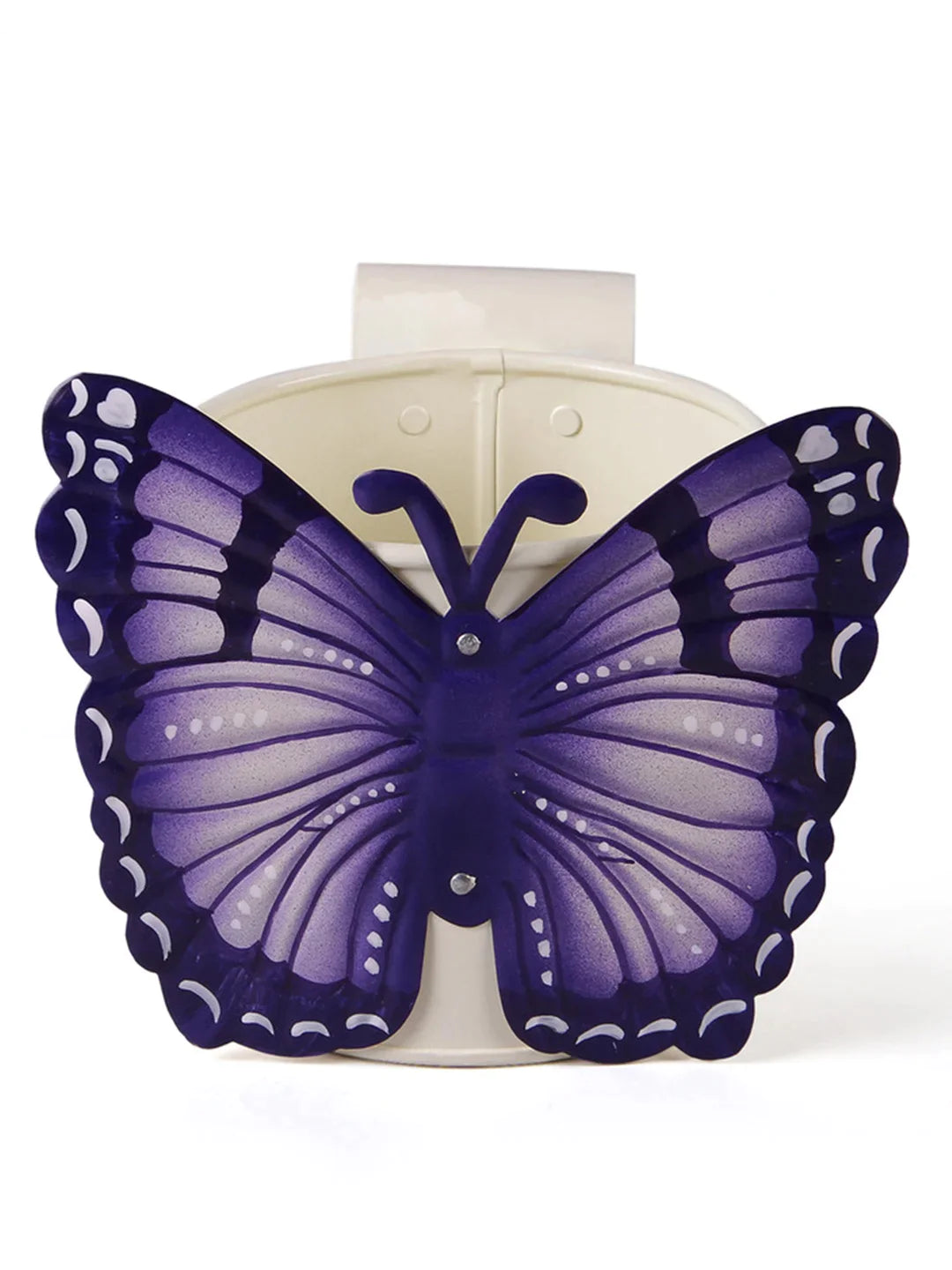 Butterfly Railing Pot White