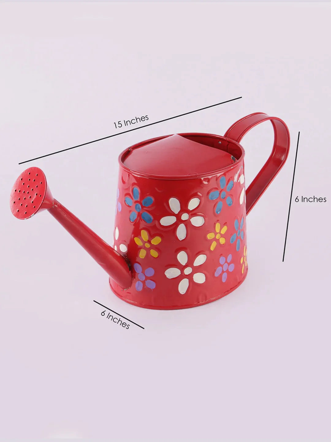 Handpainted Water cane Red