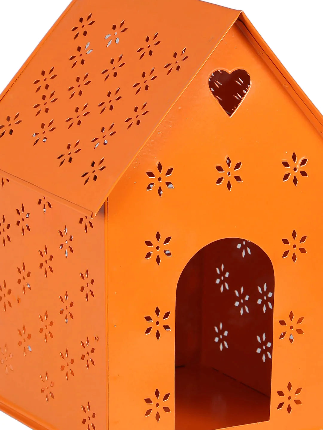 Hut Shape Bird House Orange