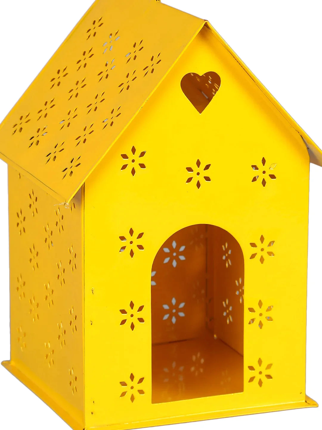 Hut Shape Bird House Yellow