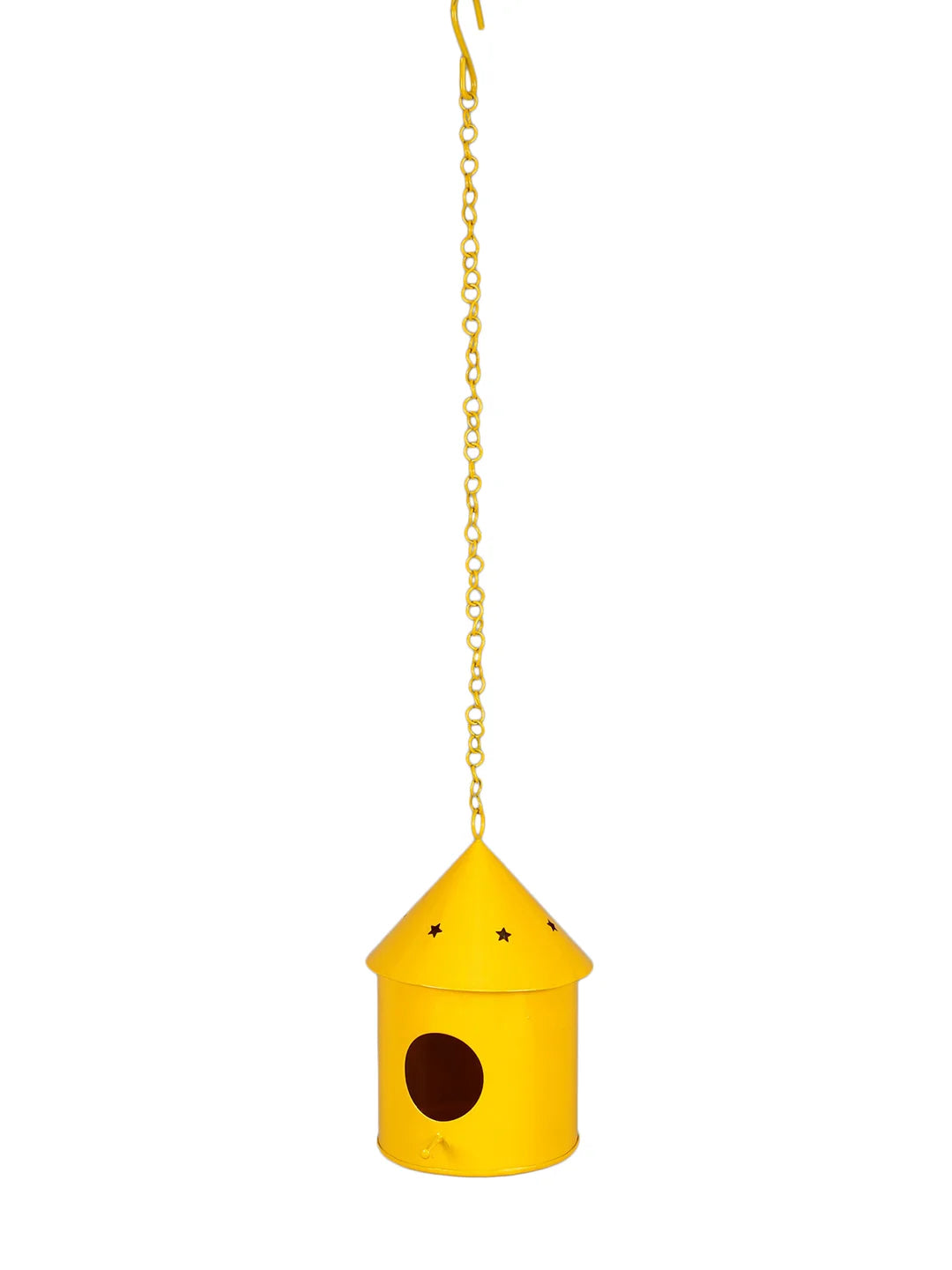 Round Hut Bird House Yellow