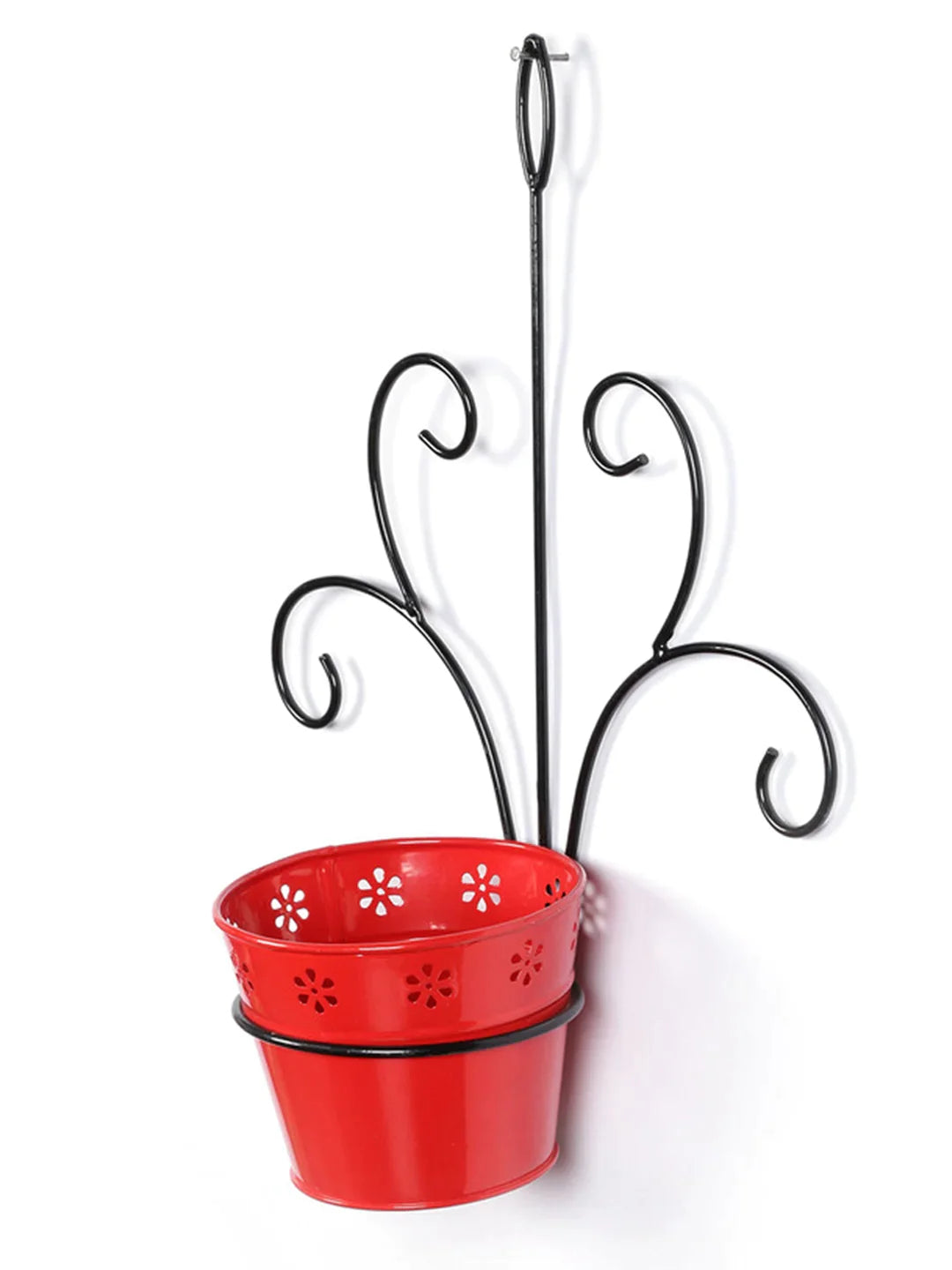 Wall Mounted Red Planter