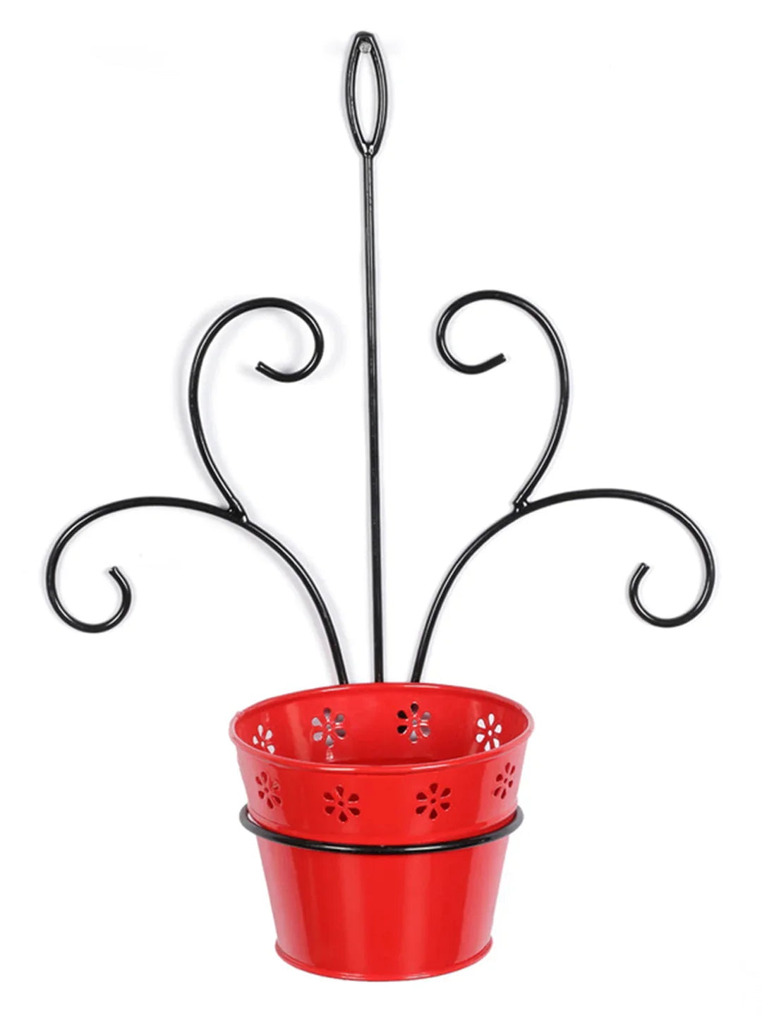Wall Mounted Red Planter