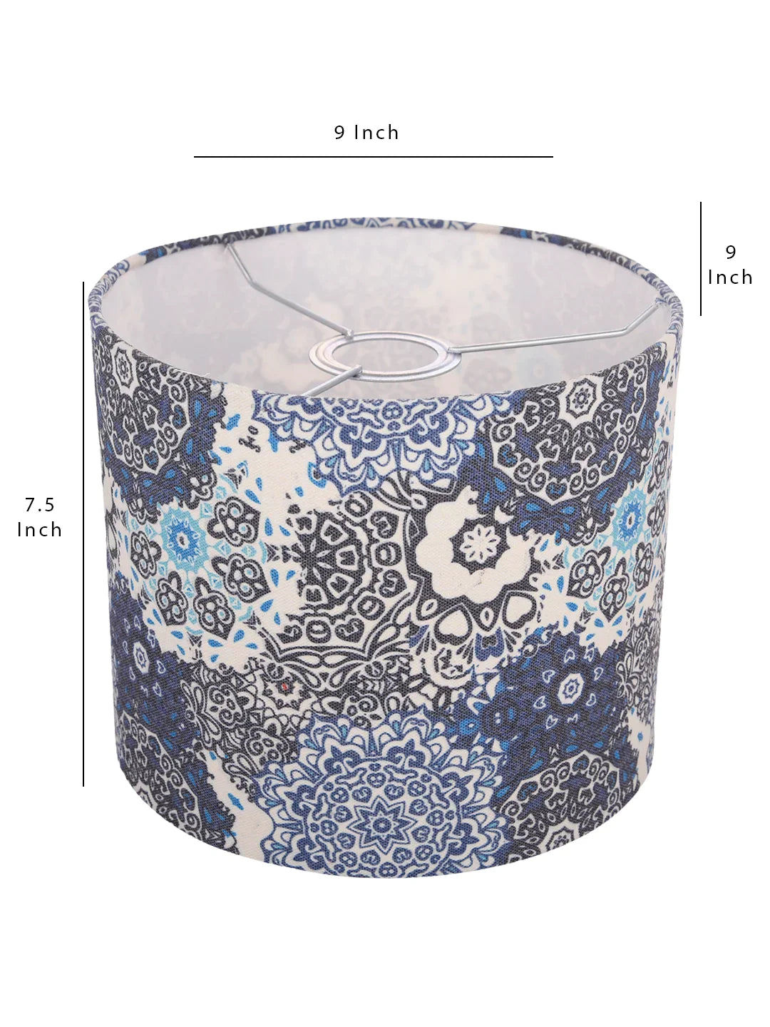 Blue Batik Print Hanging Shade