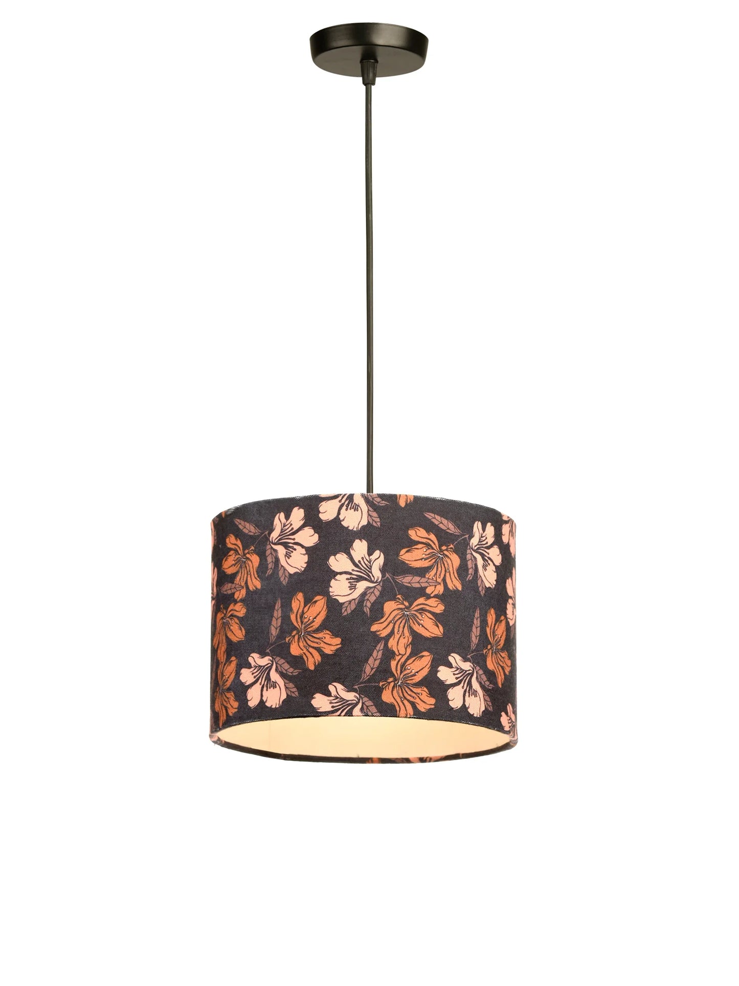 Black Flower Hanging Shade