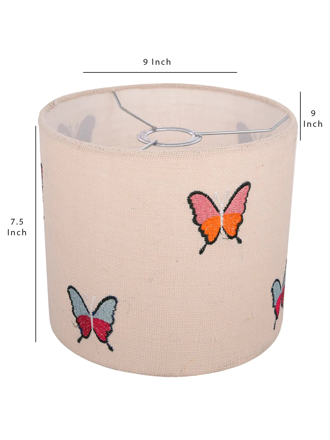 Embroided Butterflies Hanging Shade