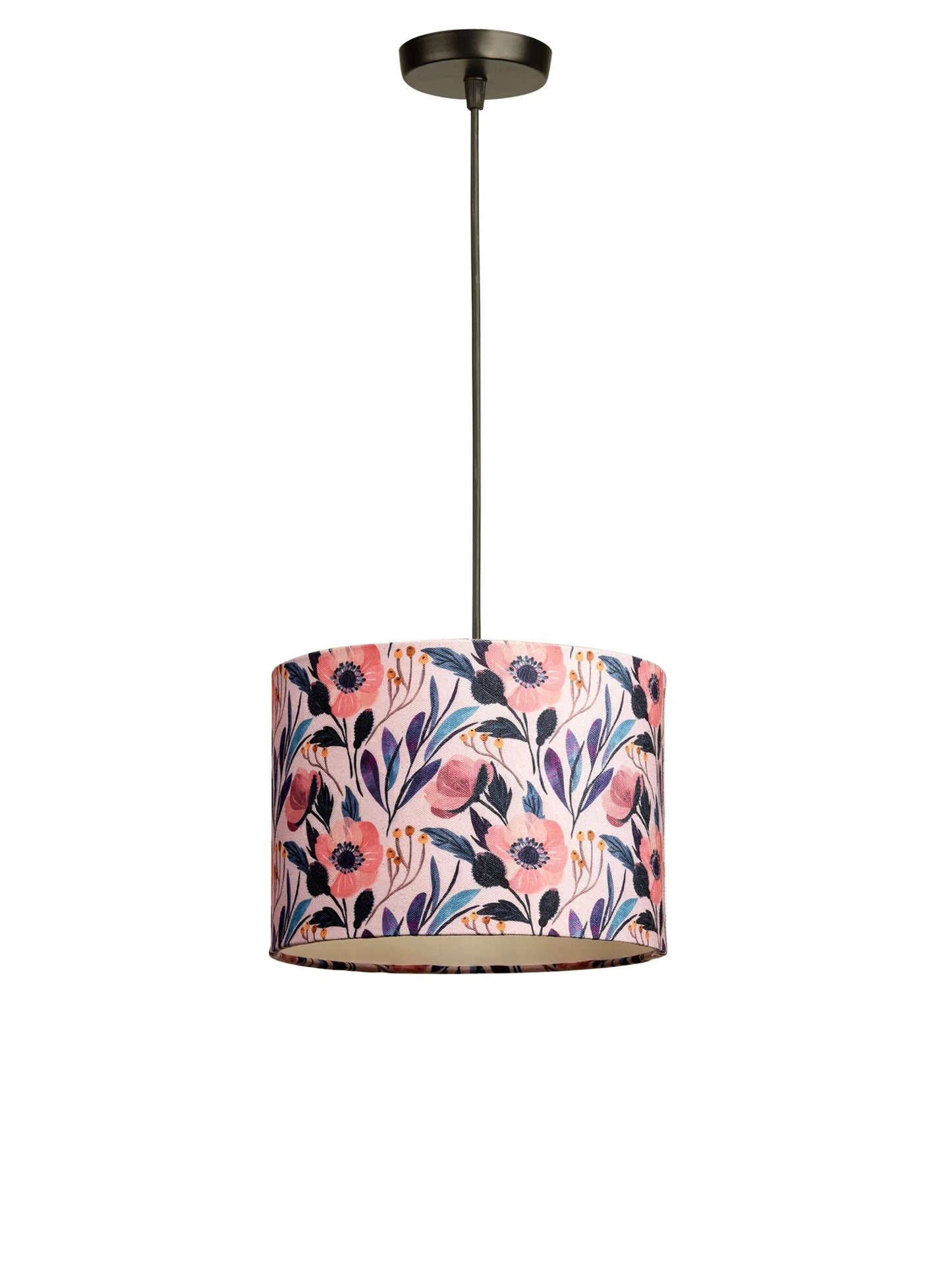 Pink Floral Hanging Shade