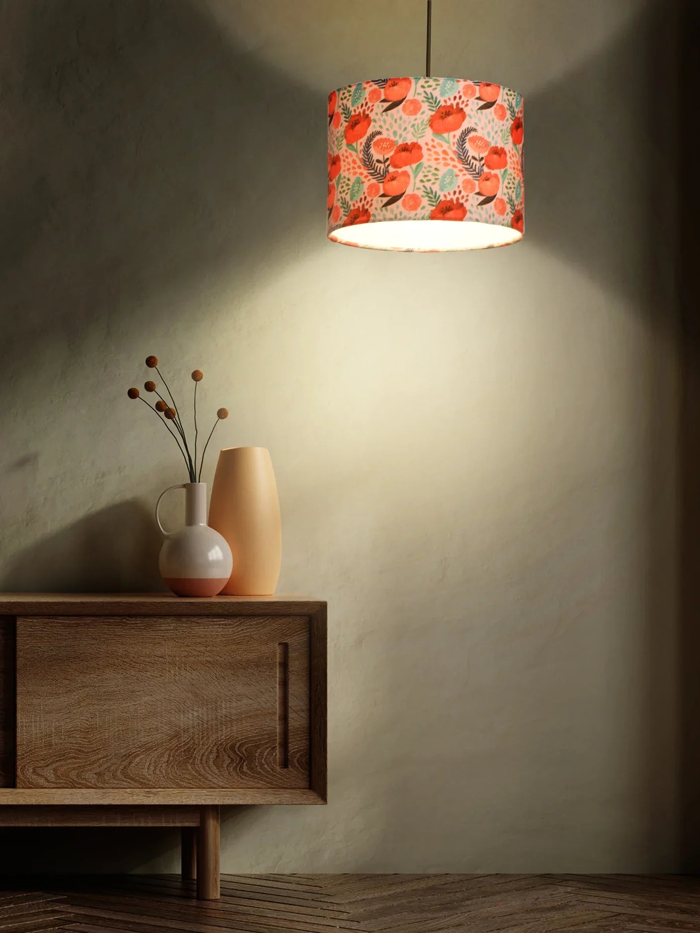 Garden Rose Hanging Shade