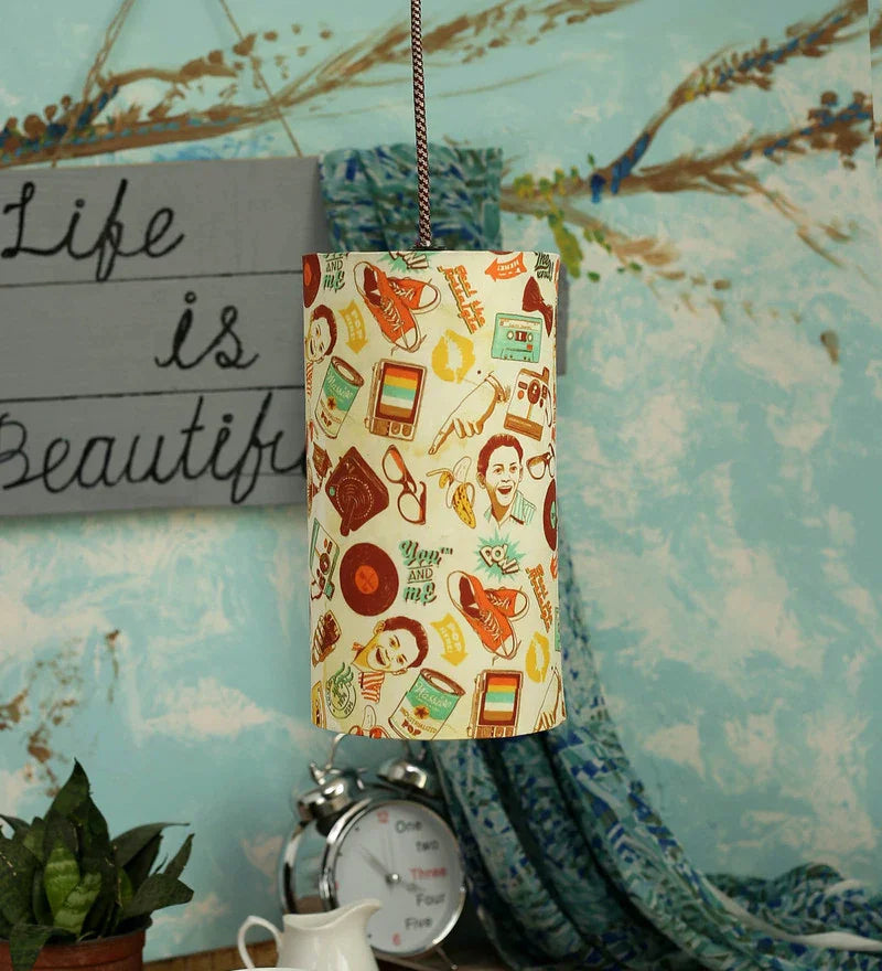 Boy Toys Cylindrical Hanging Shade