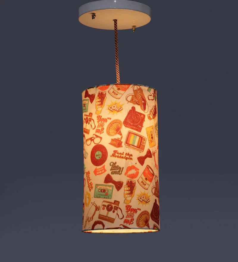 Boy Toys Cylindrical Hanging Shade