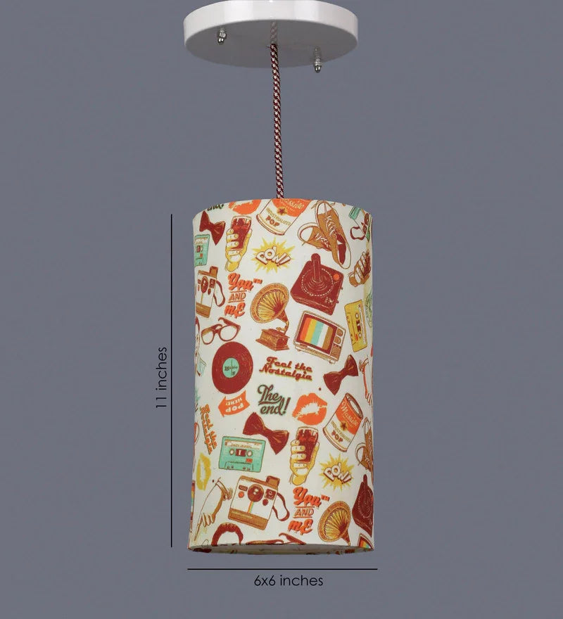 Boy Toys Cylindrical Hanging Shade