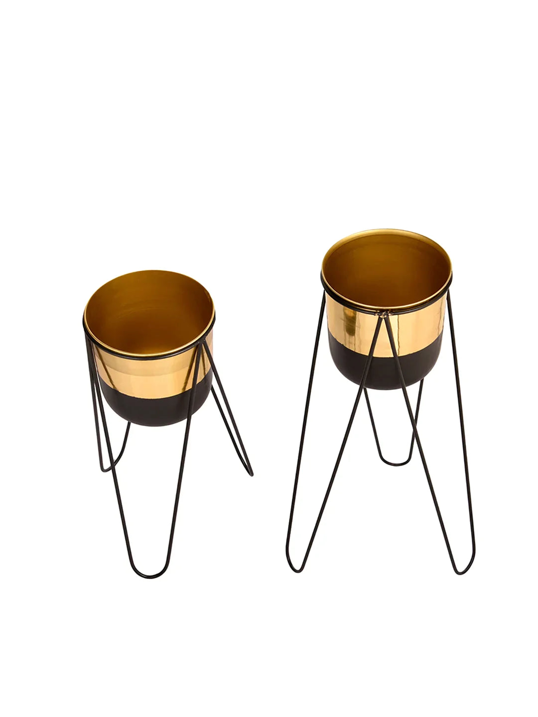 Set of Two Dual Tone Plantee Stand