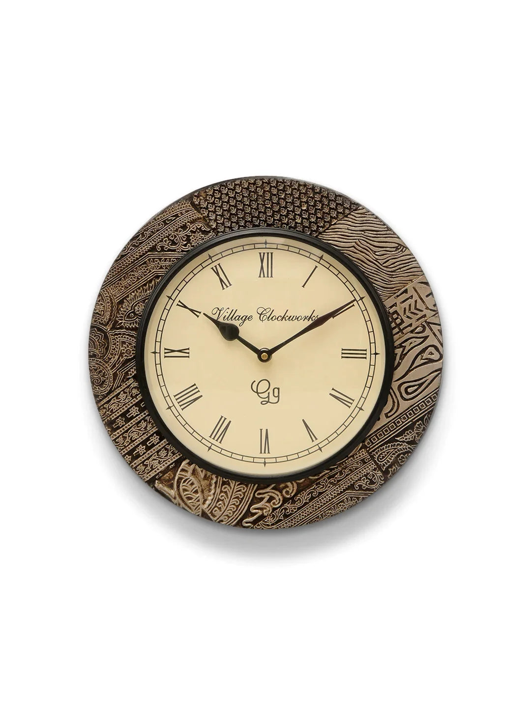 Round Wooden Block Dual Tone 12 Inches