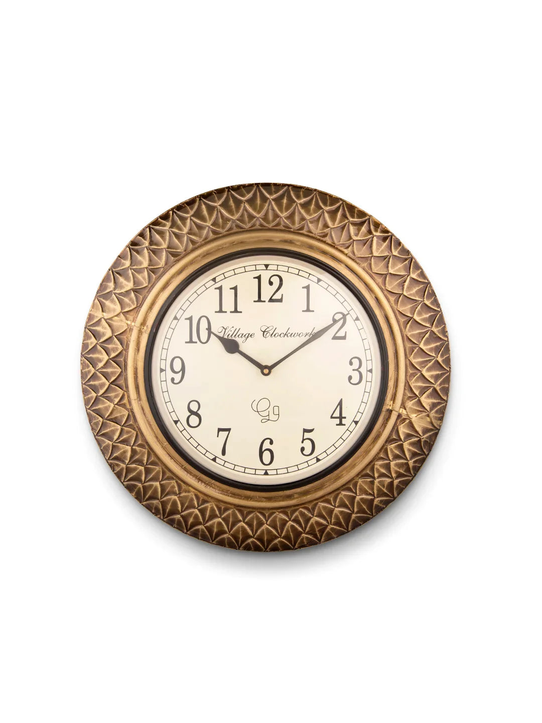 Round Brass Diamond Cut 16 Inches