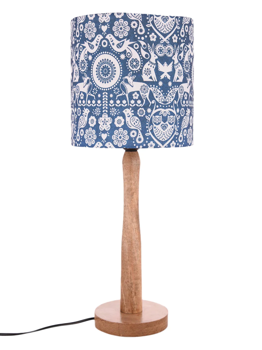 Indian Art Wooden Lamp