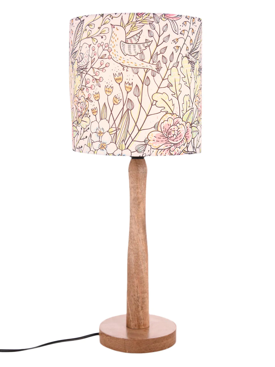 Spring Leaves Wooden Lamp