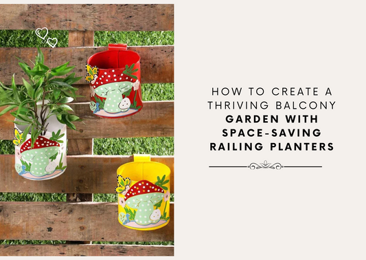 How to Create a Thriving Balcony Garden with Space-Saving Railing Planters