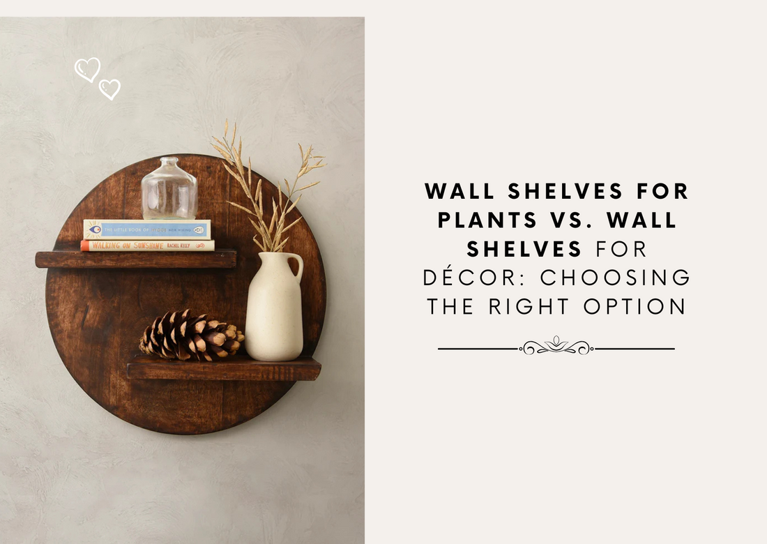 Wall Shelves for Plants vs. Wall Shelves for Décor: Choosing the Right Option