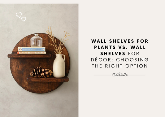 Wall Shelves for Plants vs. Wall Shelves for Décor: Choosing the Right Option
