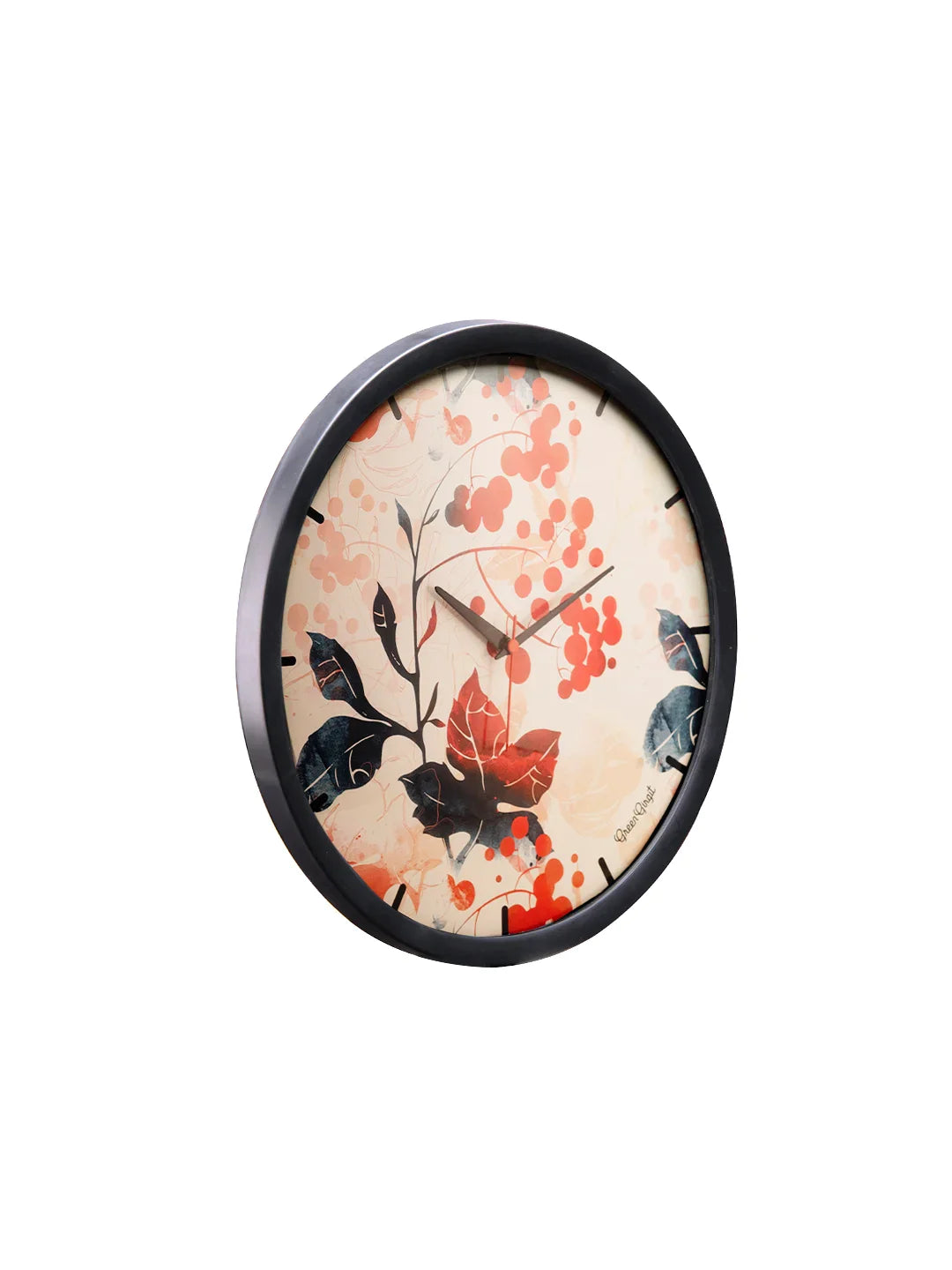 Red Cherries Multicolor Analog Wall Clock