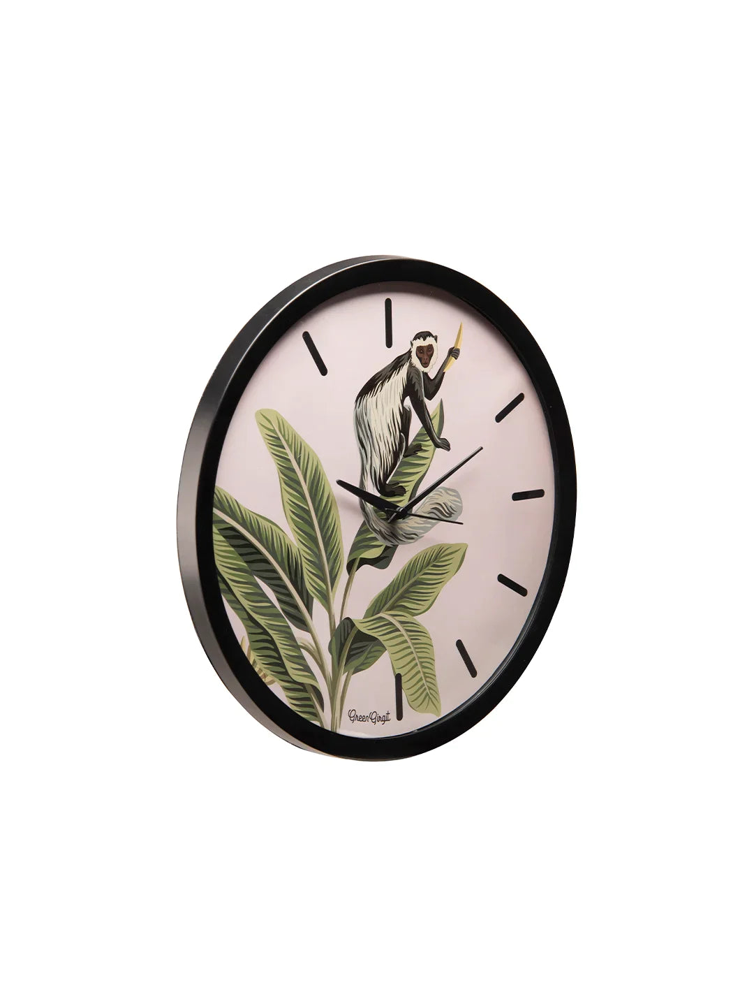 Monkey Menace Multicolor Wall Clock