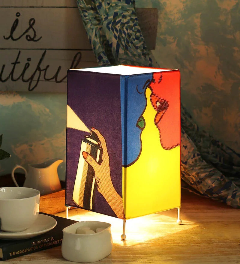 Metal Multicolor Four Legs The Sins Lamp