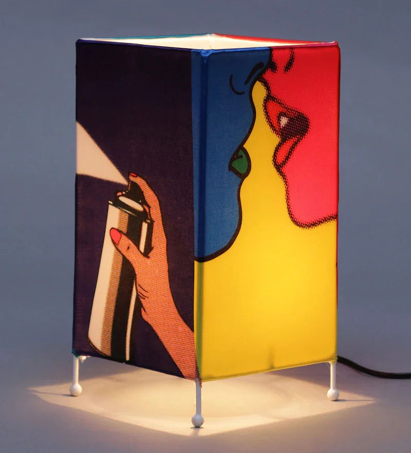 Metal Multicolor Four Legs The Sins Lamp