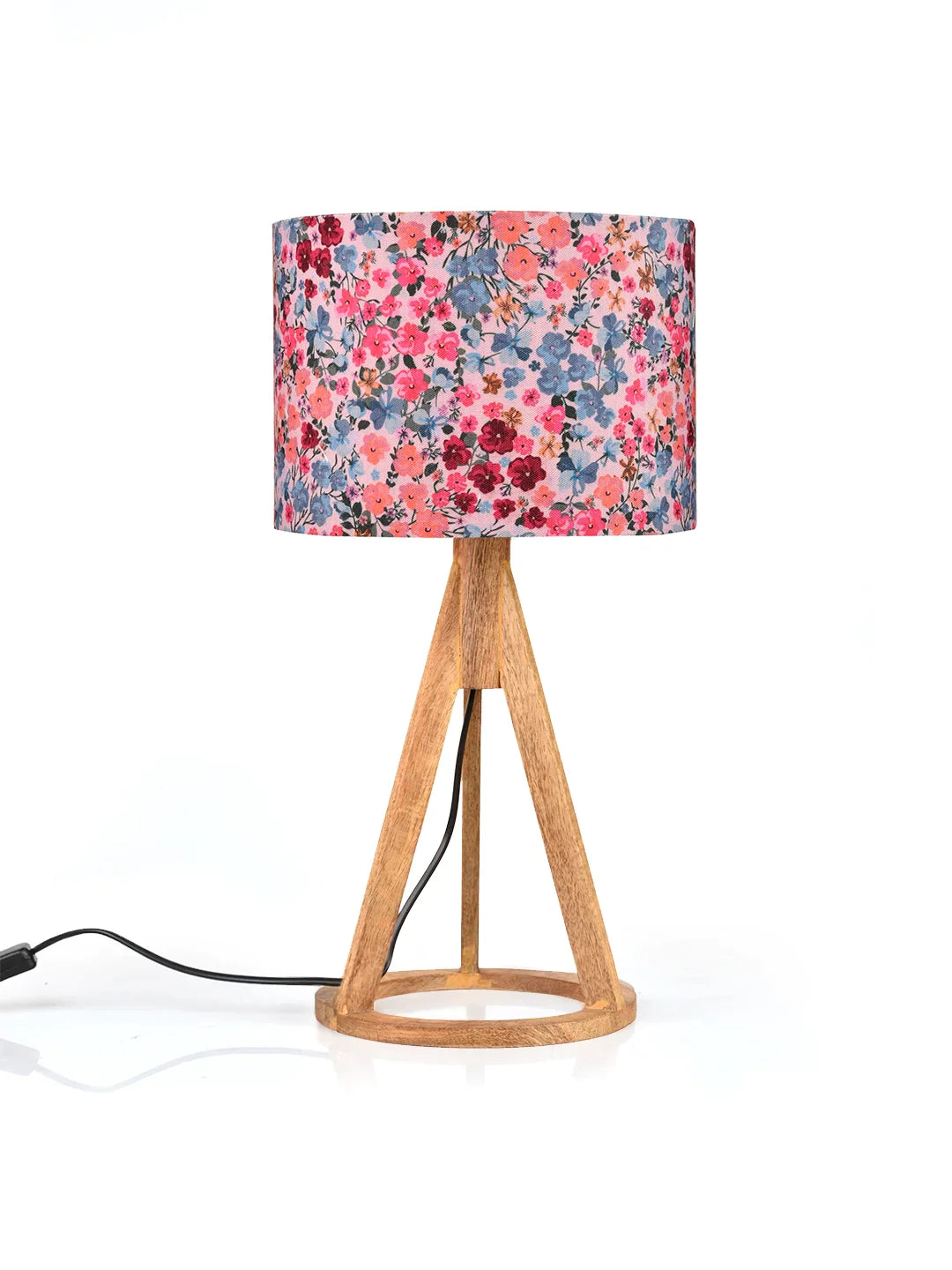 Tiny Flowers Trio Wooden Lamp