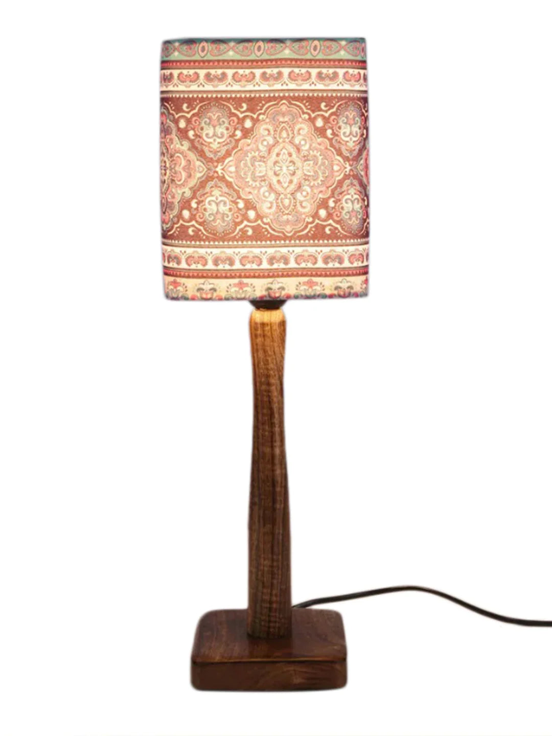 Ancient Art Wooden Lamp